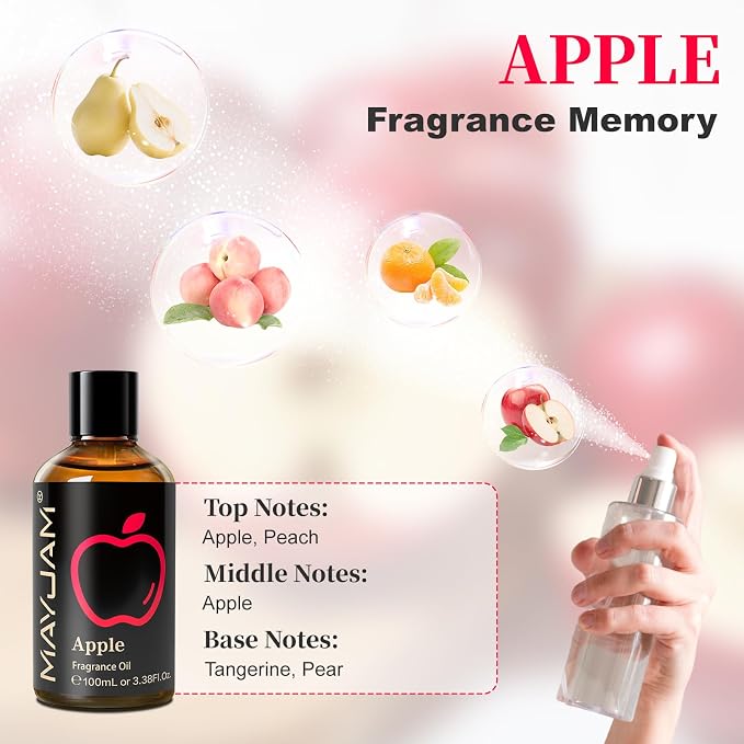 MAYJAM 100ML/3.38FL.OZ Apple Fragrance Oils - Image 4