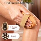 2 PCS Meridian Massage Brushes, Wood Therapy Massage Tools - Image 5