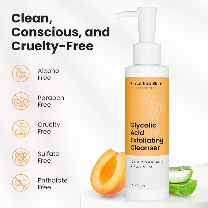 Simplified Skin Glycolic Acid Face Wash - Image 7