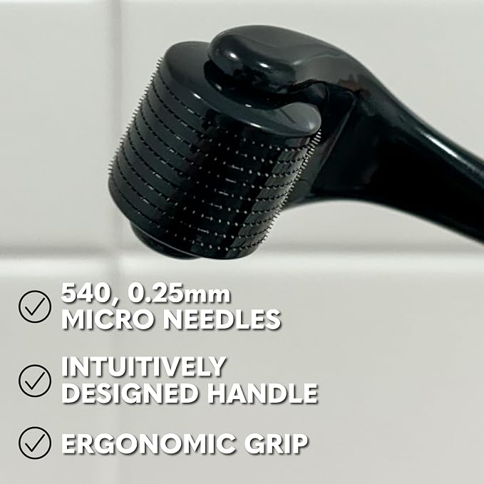 The Beard Club Derma Roller for Face, Body and Scalp - Image 3