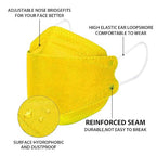 Borje KN95 Face Masks 50 Pack, Breathable Comfortable and Disposable KN95 Mask - Image 3