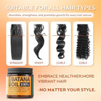 Batana Oil for Hair Growth Dr Sebi, 100% Raw Organic Batana Hair Mask from - Image 6