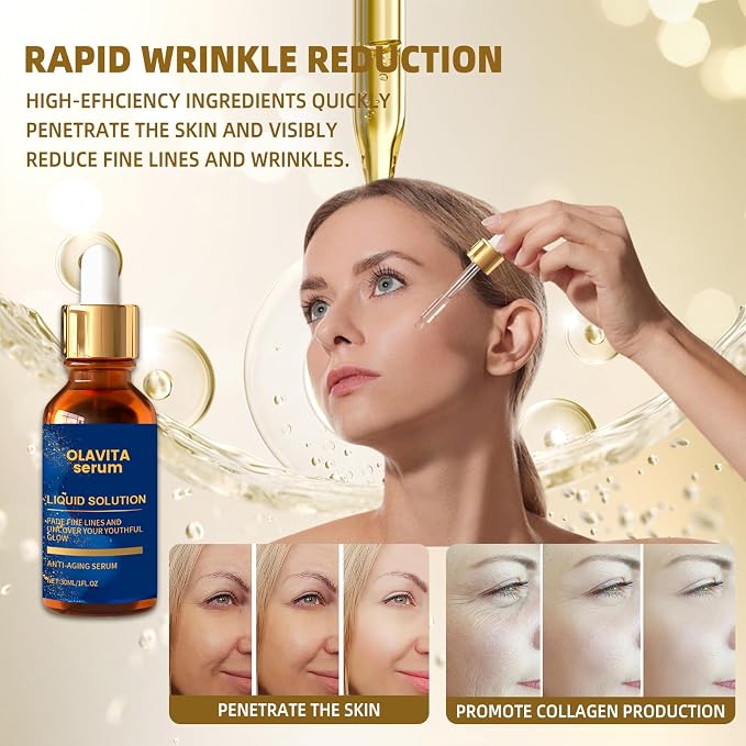 Olavita Serum, Olavita Liquid Solution Anti Aging Serum, Vitamin C & E Serum - Image 6