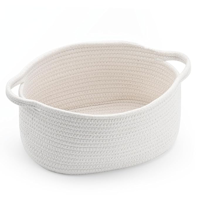 Happyiren Cute Woven Cotton Rope Basket by Unknown