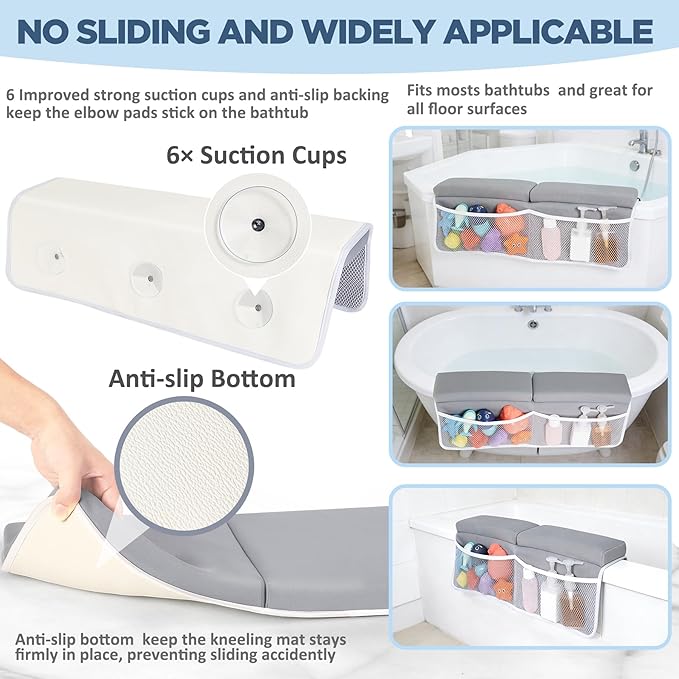 beiens Bath Kneeler and Elbow Rest Pad Set - Image 3