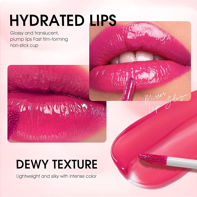 LANGMANNI 12Pcs Lip gloss Collection Makeup Set, Shiny Smooth Soft Liquid Lip - Image 3