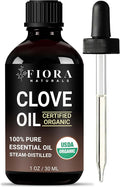 Organic Clove Essential Oil – 100% Pure, USDA Certified Clove Bud Oil by FioraNaturals