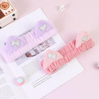 Spa Headband for Washing Face, 2 Pack Cute Cat Ear Hair Band for Shower Yoga - Image 7