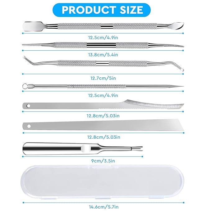 7-Pack Ingrown Toenail Tool Kit - Image 2