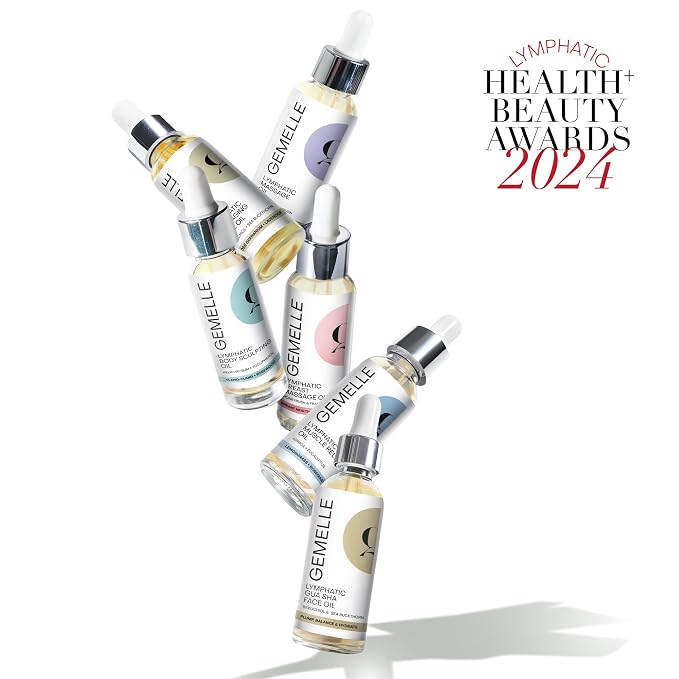 GEMELLE Lymphatic Gua Sha Face Oil | 10x Award Winner | Detox, Hydrate | - Image 9
