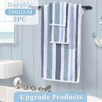 Waffle Towels for Bathroom-Quick Dry | Thick | Lightweight | 540GSM, Large Bath - Image 4