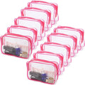 Tbestmax 10 Pcs Clear Cosmetic Bags Small Makeup Bags Portable Waterproof by Tbestmax