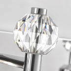 PRESDE 4-Light Crystal Bathroom Lights Fixtures Chrom Modern Wall Lighting Over - Image 7