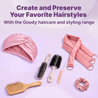 Goody Reversible Satin & Microfiber Turban, Day to Night Styling, Dual-Sided - Image 8