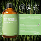 SU JUABA Citronella Oil 4 Fl Oz, 100% Pure Natural Aromatherapy Oil - Image 6
