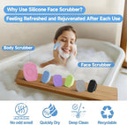 2 PCS Face Scrubber, Soft Silicone Face Exfoliator - Image 7