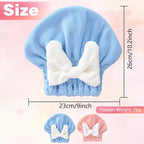2 Pack Ultra Absorbent Hair Quick Drying Towel - Image 2