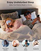 2Pack Silk Sleep Mask, IEKEODI Eye Mask - Image 4