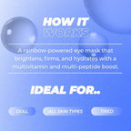 Vitamasques Multivitamin Rainbow Eye Pads 3-Pack - Image 7