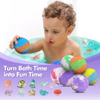 Bath Bombs for Kids with Surprise Inside, 32 Pack Kids Bath Bombs with Land & - Image 3