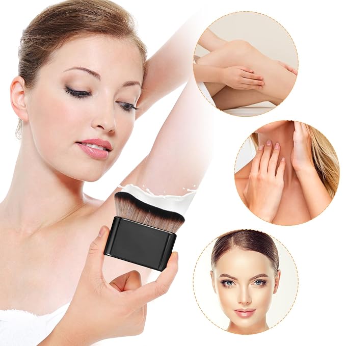 Self Tan Brush Soft Body Makeup Brush Portable Self Tanning Brush Self Tanner - Image 5