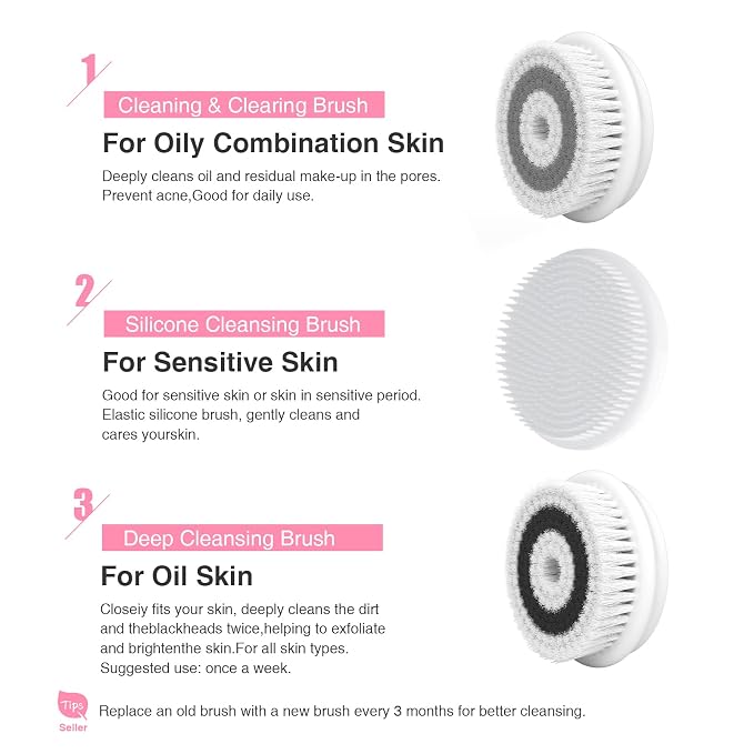 TOUCHBeauty Spin Brush Face Cleanser - Image 5