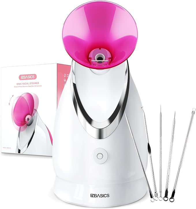 EZBASICS Facial Steamer Ionic Face Steamer by EZBASICS