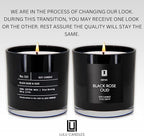 Lulu Candles | Black Rose & Oud | Smells Floral and Smokey | Luxury Scented Soy - Image 2