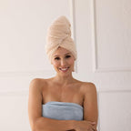 Curly Girl Microfiber Hair Towel Wrap - Image 2