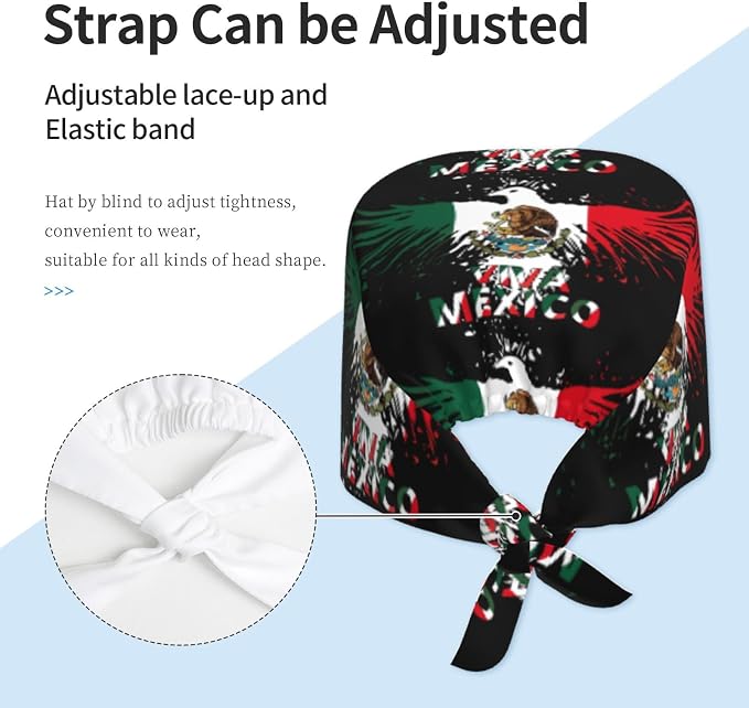 Adult Working Cap Adjustable Cleaning Work Sweatband Scrub Hat Tie Back Hats - Image 4