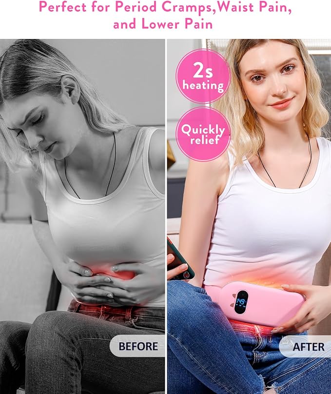 Electric Heating Pad, Portable Cordless Menstrual Heating Pad - Image 2