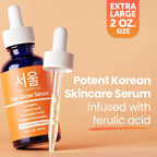 SeoulCeuticals Large 2oz Korean 20% Vitamin C Hyaluronic Acid Serum + CE - Image 7