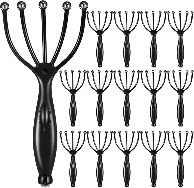 TrelaCo 24 Pcs Scalp Massager Portable Handheld Spa Head Massager by TrelaCo