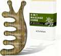 Green Sandalwood 4-in-1 Massage Comb & Gua Sha Tool by Unknown
