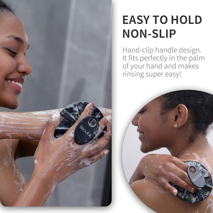 Silicone Body Scrubber, BEAUTAIL Shower Bath Scrubber, More Hygienic Than - Image 4