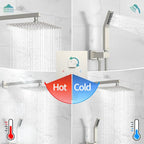 SR SUN RISE Shower Faucet Set Bathroom Square Rain Shower Head - Image 6