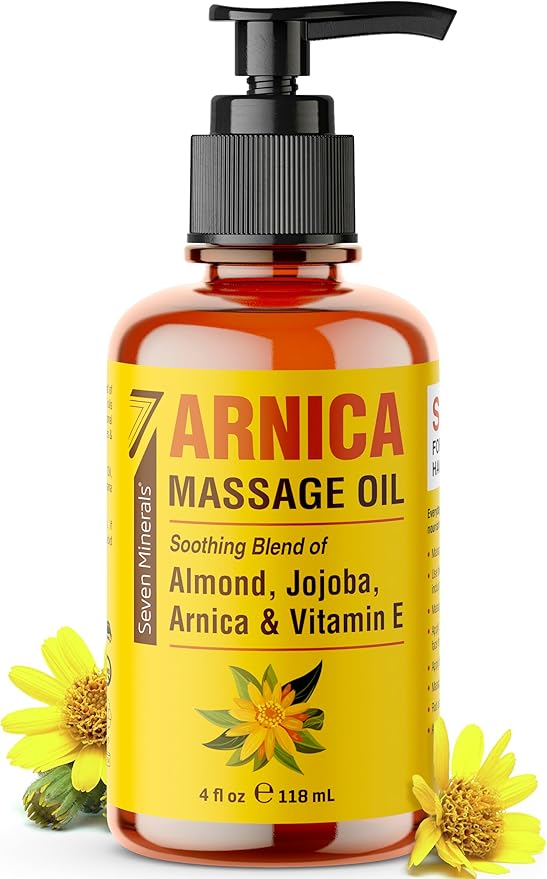 Seven Minerals Arnica Sore Muscle Massage Oil by SevenMinerals