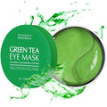 Under Eye Patches for Dark Circles: 30 Pairs Green Tea Eye Gels Pads by ENASKINNATURALS