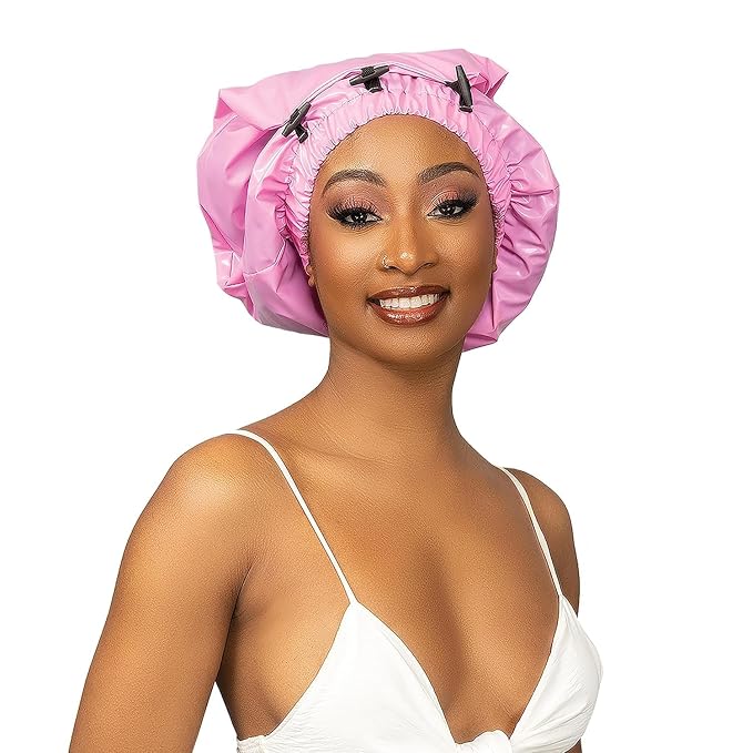 Esha Girl - Shower Cap for Extra Long Hair, Twists – Waterproof – Snug Fit by ESHAGIRL