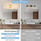 Modern Bathroom Vanity Light 32 inch, Dimmable 5CCT Led Bathroom Light Fixture - Image 7