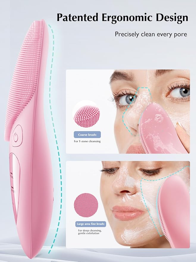 COSLUS JMY05 Facial Cleansing Brush Silicone Face Scrubber: Waterproof - Image 3