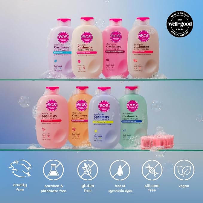 eos Cashmere Body Wash – Pomegranate Raspberry, Moisturizing Body Wash - Image 8