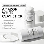 SKINTIFIC Amazonian White Clay Purifying Stick, Deep Clean Pores Mud Mask - Image 3