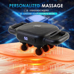 Six Head Massage Gun with 50 Adjustable Intensities & 9 Modes, Massage Gun - Image 2