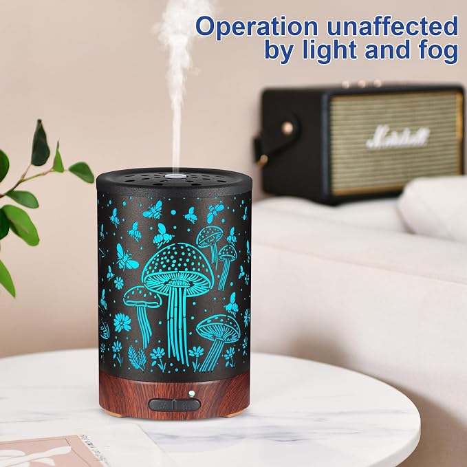Essential Oil Diffuser- Aromatherapy Diffuser with7 Colors Light and Auto-Off - Image 3