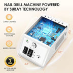 Subay 30, 000rpm Efile Nail Drill, Electric Nail File - Image 4