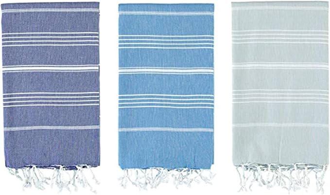 XL Turkish%100 Cotton Bath Beach Spa Sauna Hammam Yoga Gym Hamam Towel Fouta - Image 3