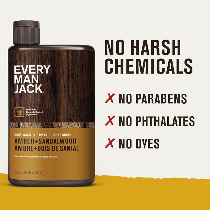 Every Man Jack Men's Body Wash Variety Pack - Image 5