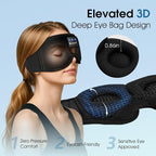 ZUMUSEN Bluetooth Sleep Headphones, 3D Wireless Music Eye Mask - Image 2