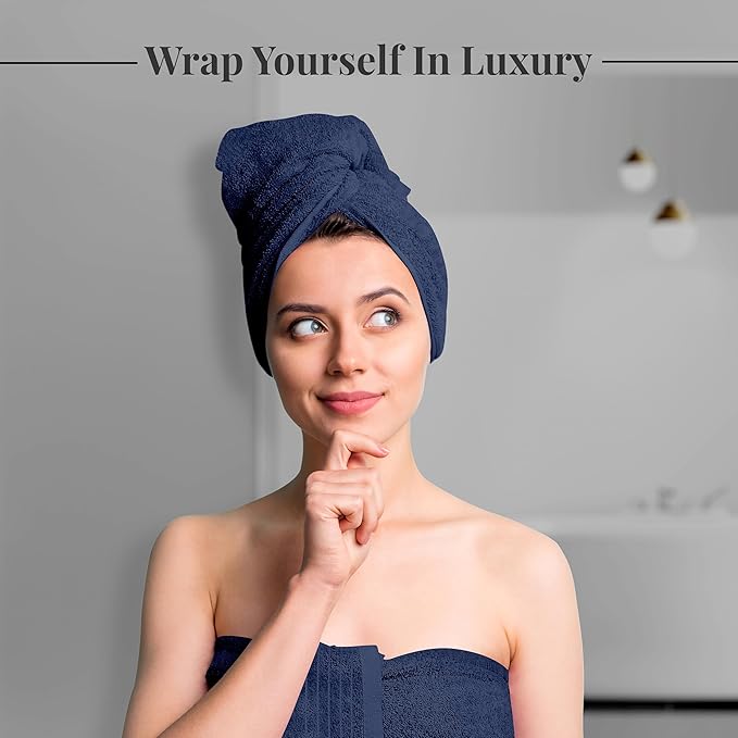 Tens Towels Pack of 8 Towels Set, 2 Extra Large Bath, 2 Hand, 4 Washcloths - Image 3